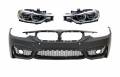 BMW 3-as széria (F30, F31) M3 Sport EVO Design Első Lökhárító és FULL LED Angel Eyes Fényszórók (Évj.: 2011 - 2018) by CarKitt