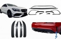 Mercedes-Benz CLA-Klasse (W117) CLA45 AMG Design 8-részes Splitter Készlet (Évj.: 2016 - 2018) by CarKitt