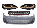 Volkswagen Golf (MK7) GTI Design Első Lökhárító, Hűtőrács és LED-es, DRL Fényszórópár (Évj.: 2013 - 2017) by CarKitt