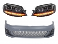 Volkswagen Golf (MK7) GTI Design Első Lökhárító és 3D LED-es, DRL Fényszórópár (Évj.: 2013 - 2017) by CarKitt