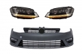 Volkswagen Golf (MK7) R-Design Első Lökhárító és 3D Dinamikus LED-es, DRL Fényszórópár (Évj.: 2013 - 2017) by CarKitt
