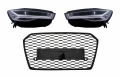 Audi A6 (4G) RS6 Matrix Design Full LED Fényszórópár és Jelnélküli Hűtőrács (Évj.: 2015 - 2018) by CarKitt