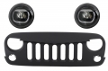 Jeep Wrangler / Rubicon (JK) Angry Birds Design Első Bi-Xenon Fényszórópár és Hűtőrács (Évj.: 2007 - 2017) by CarKitt