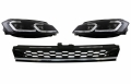 Volkswagen Golf (MK7) GTI Look Első Dinamikus LED-es Fényszórópár és Hűtőrács (Évj.: 2017 - 2020) by CarKitt