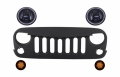 Jeep Wrangler / Rubicon (JK) Angry Birds Design Első Halo LED DRL-es Fényszórópár, LED-es Index és Hűtőrács (Évj.: 2007 - 2017) by CarKitt