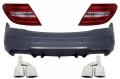 Mercedes-Benz C-Klasse (W204) C63 AMG Facelift Style átsó Lökhárító, Kipufogóvégpár és LED-es Hátsó Lámpapár (Évj.: 2011 - 2014) by CarKitt
