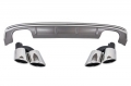 Audi A3 (8V) S3 Quad Design Hátsó Diffúzor és Kipufogóvég (Évj.: 2012 - 2015) by CarKitt