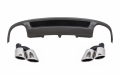 Audi A4 (B8) S-Line Design Diffúzor és Kipufogóvégpár (Évj.: 2012 - 2015) by CarKitt