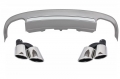 Audi A5 (8T) S5 Design Hátsó Lökhárító Diffúzor és Kipufogóvégpár (Évj.: 2012  - 2015) by CarKitt