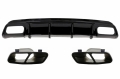 Mercedes-Benz A-Klasse (W176) AMG Design Diffúzor és Kipufogóvégpár (Évj.: 2012 - 2018) by CarKitt