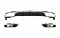 Mercedes-Benz E-Klasse (W212) OEM Style Hátsó Lökhárító Diffúzor és Kipufogóvégpár (Évj.: 2013 - 2016) by CarKitt