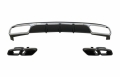 Mercedes-Benz E-Klasse (W212) OEM Style Hátsó Lökhárító Diffúzor és Kipufogóvégpár (Évj.: 2013 - 2016) by CarKitt