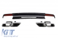 Mercedes-Benz S-Class AMG Design Hátsó Diffúzor Króm Kipufogóvéggel (Évj.: 2013-tól) by Carkitt