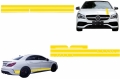 Mercedes-Benz CLA-Klasse (W117)/A-Klasse (W176) AMG Edition 1 Design Matrica Dekorszett (Évj.: 2012 - 2018) by CarKitt