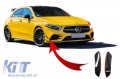 Mercedes-Benz A-Klasse (W177) A35 Design Black Edition Első Lökhárító Légterelő (Évj.: 2018.04-től) by CarKitt