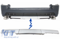Range Rover Sport L320 Hátsó Lökhárító Diffúzor (Évj.: 2005 - 2013) by Carkitt