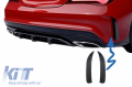 Mercedes-Benz CLA 45 AMG Hátsó Lökhárító Splitter (Évj.: 2013 - 2018) by Carkitt