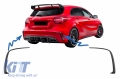 Mercedes-Benz A-Class W176 AMG A45 Style Hátsó Lökhárító Toldat (Évj.: 2012 - 2018) by Carkitt