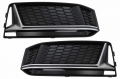 Audi A4 (B9) RS4 Design Első Lökhárító Oldalsó Rácsbetét (Évj.: 2016 - 2018) by CarKitt