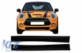Mini Cooper R50, R52, R53, R55, R56, R56, F54, F55, F45 Gépháztető Matricakészlet (Évj. 2001 - 2017) by Carkitt