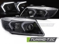 BMW E90/E91 Első Lámpa, Tuning-Tec, LED Fényszőrő(Évj.: 2005 - 2008.)