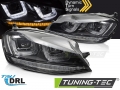 VW Golf 7, Tru DRL, Első Lámpa, Fekete csíkkal (Évj.: 2013 - 2017) by tuning-Tec