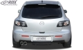 Mazda 3 Hátsó Toldat Diffúzor, U-Diff by RDX-Racedesign
