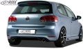 VW Golf 6 Hátsó Toldat Diffúzor,  -GTI-Look- by RDX-Racedesign