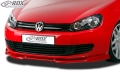 VW Golf 6 Első Lökhárító Toldat Spoiler,  -VARIO-X- by RDX-Racedesign