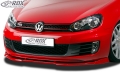 VW Golf 6 GTI, GTD Első Lökhárító Toldat Spoiler,  -VARIO-X- by RDX-Racedesign
