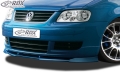 VW Touran Első Lökhárító Toldat Spoiler,  -VARIO-X- by RDX-Racedesign
