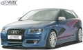 AUDI A3 8P, Facelift, Sportback Első Lökhárító Toldat Spoiler,  by RDX-Racedesign