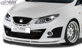 SEAT Ibiza (Typ.: 6J,) Cupra, Bocanegra Első Lökhárító Toldat Spoiler,  -VARIO-X- by RDX-Racedesign