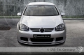 SRS-Tec V-Style Elülső Lökhárító Toldat  Spoiler, VW Golf 5