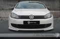 SRS-Tec V-Style Elülső Lökhárító Toldat  Spoiler, VW Golf 6