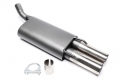OPEL CORSA B (Typ: B) Sport Kipufogódob 2x76mm-es Kerek véggel