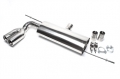 Audi A3 / VW Golf 5 / Golf 5 Plus Rozsdamentes Sport Kipufogódob 2x76mm-es véggel