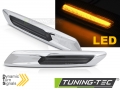BMW 5-ös Széria (F10, F11) Dinamikus LED-es Ezüst Oldalsó Indexpár (Évj.: 2010 - 2013) by Tuning-Te