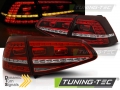 VW Golf 7 Dinamikus LED Piros/Fehér GTI Hátsó Lámpa (Évj.: 2013 - 2017) by Tuning-Tec