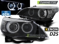 BMW E60/E61 Első Lámpa, Tuning-Tec, Angel Eyes, CCFL, Xenon (Évj.: 2003 - 2004)
