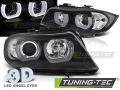 BMW E90/E91 Első Lámpa, U-Type Angel Eyes, 3-as Széria (Évj.: 2005.03 - 2008.08) by Tuning-Tec
