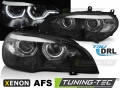 BMW X5 E70 LED-es TRU DRL Első Lámpa, Tuning-Tec, AFS, Angel Eyes (Évj.: 2007 - 2010)
