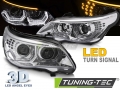BMW 5-ös Széria (E60, E61) 3D LED Angel Eyes Első Fényszórópár (Évj.: 2003 - 2007) Tuning-Tec