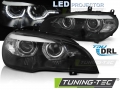 BMW X5-ös Széria (E70) 3D LED-es, Angel Eyes, True DRL Első Fényszórópár (Évj.: 2007 - 2013) by Tuning-Tec