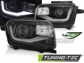 Chevrolet Camaro MK5 Tube Light Fekete Első Fényszórópár (Évj.: 2009 - 2013) by Tuning Tec