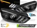 Ford Focus (MK3) Dinamikus LED-es, TRU DRL Első Fényszórópár (Évj.: 2015 - 2018) by Tuning Tec