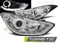 Hyundai Elantra Első Lámpa, Tuning-Tec, Daylight, Led helyzetjelzős (Évj.: 2010.11 -től)