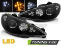 Peugeot 206 LED-es, Angel Eyes Első Fényszórópár (Évj.: 2002 - 2012) by Tuning Tec