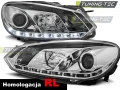 VW Golf 6 Első Lámpa, Tuning-Tec, DRL, Nappali Menetfénnyel (Évj.: 2008.10 - tól)
