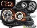 VW Polo 9N Első Lámpa, Tuning-Tec, Angel Eyes (Évj.: 2005.04 - 2009)